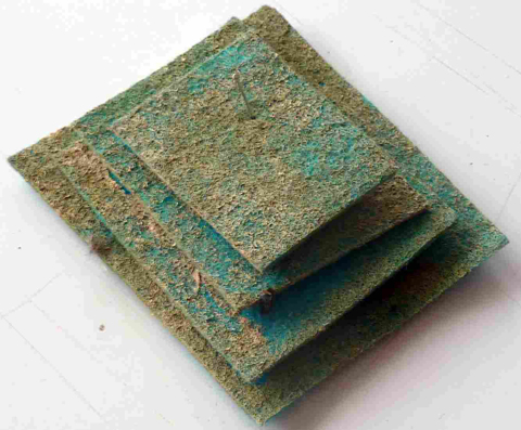 Kleinobjekt grau-grün